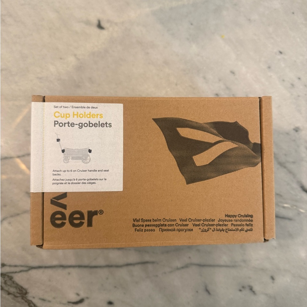 Veer Cruiser & XL Cup Holders - Set of 2 - NEW IN BOX! - Picture 2 of 4